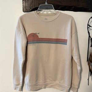Women's Cream Crewneck Sweater